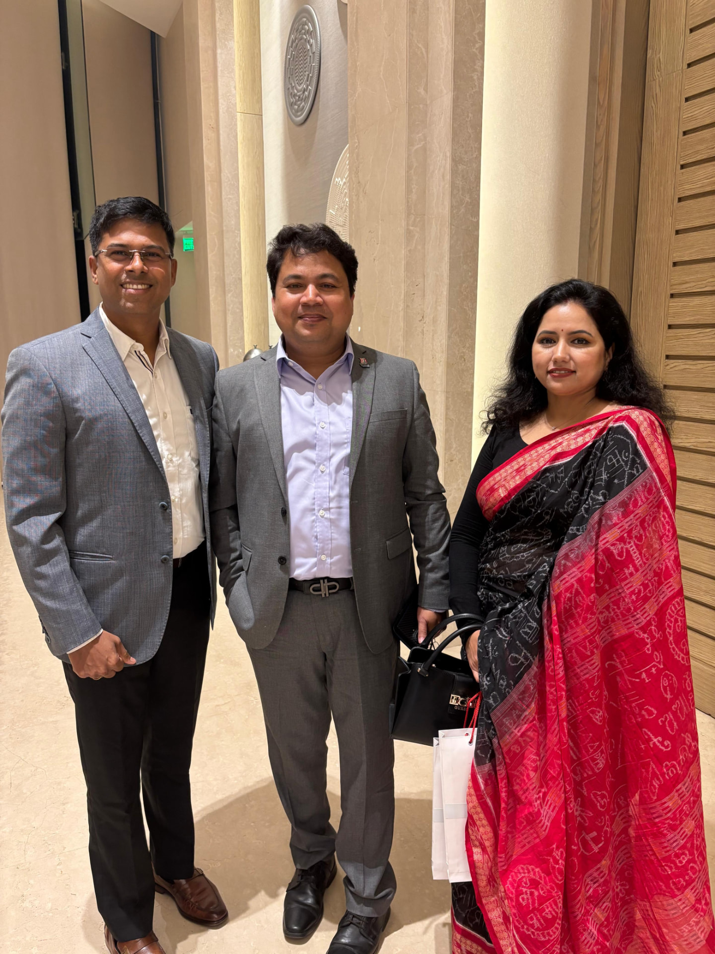 Temple Capital founders with a guest at UDAAN 2025